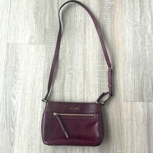 Plum/Burgundy Cole Haan Leather Crossbody